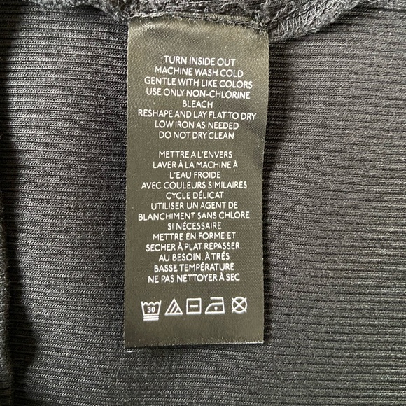 Anthropologie Black Beaded Applique Tank Top Sleeveless Ribbed Cotton Knit Sz 2X - Picture 15 of 16